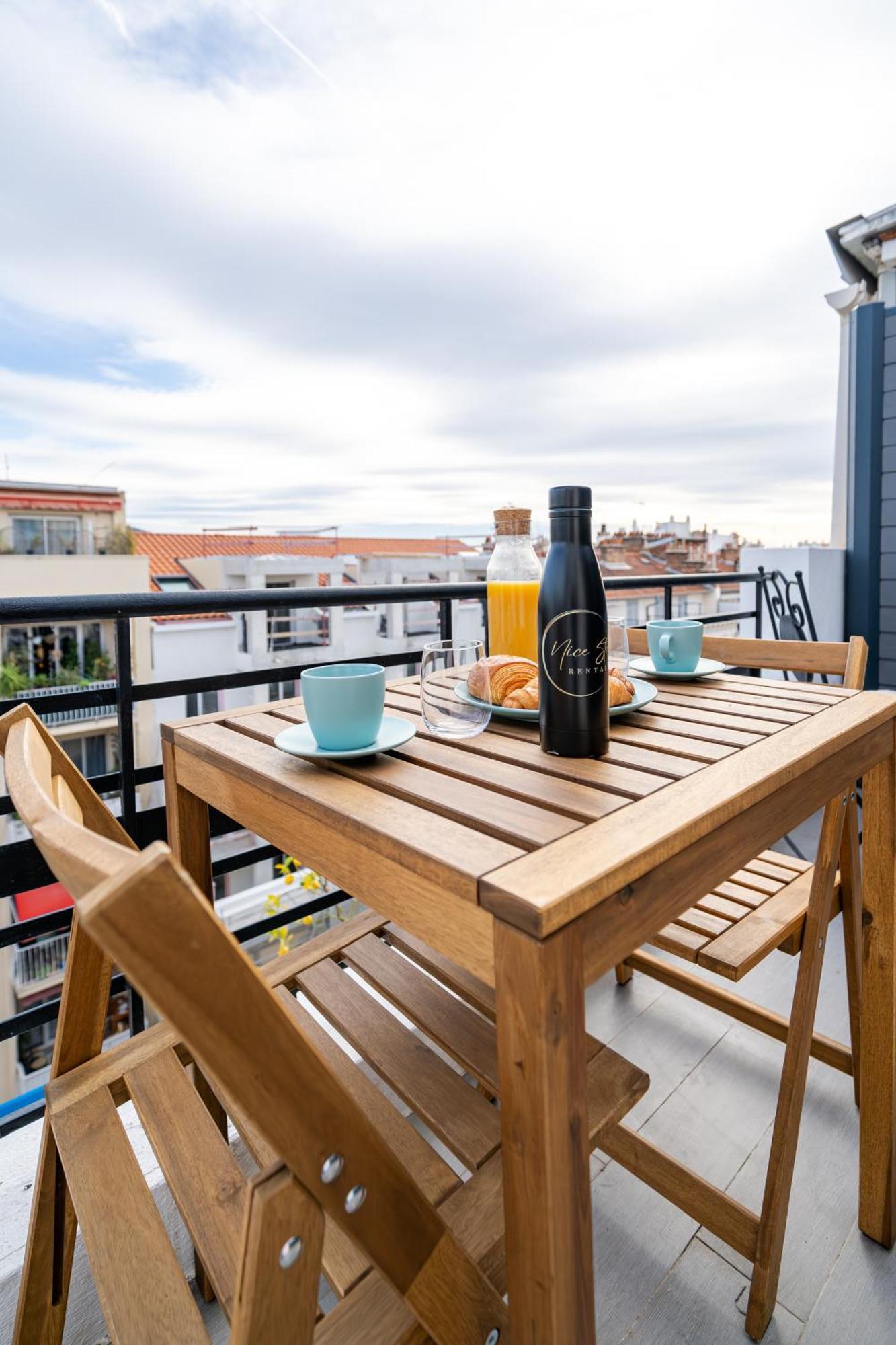 Top Floor Terrace - Dernier Etage Terrasse Cosy Nice Ngoại thất bức ảnh